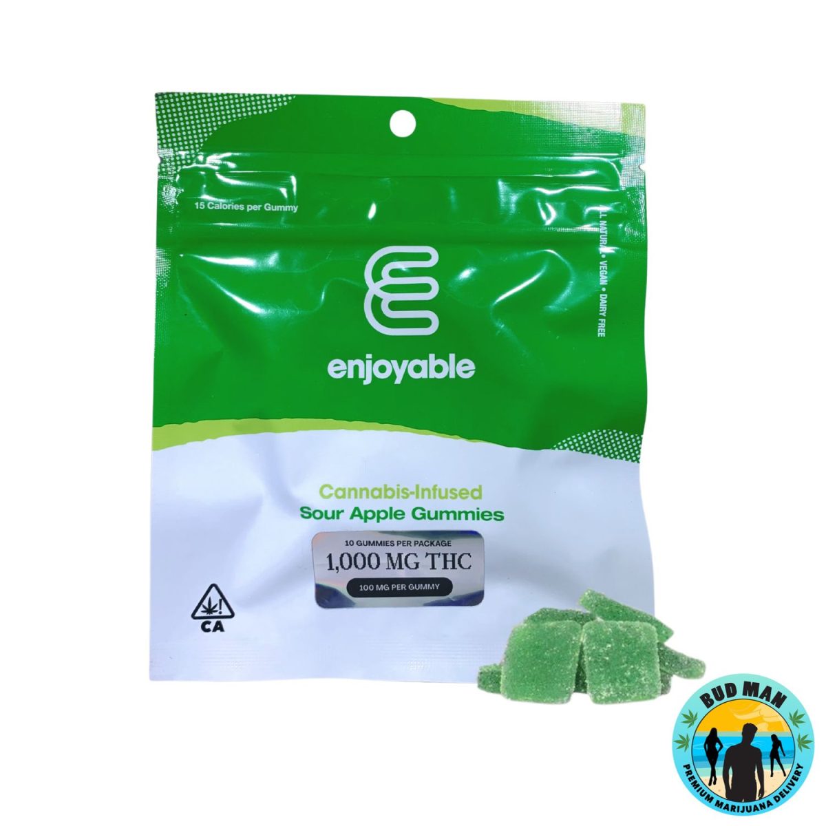 Click to enlarge Enjoyable Cannabis Infused Gummies (1,000mg THC – 6 options)