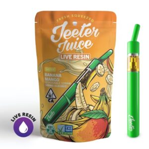 Jeeter Juice Disposable Live Resin Straw – Banana Mango