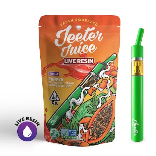 Jeeter Juice Disposable Live Resin Straw – Papaya