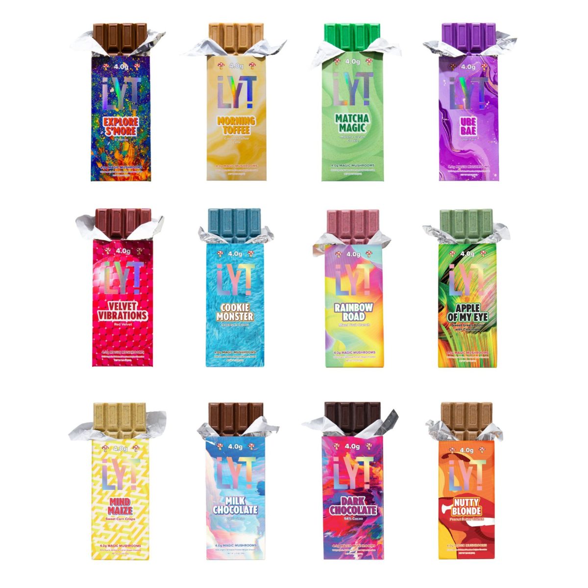 LYT 4G MAGIC MUSHROOMS CHOCOLATE